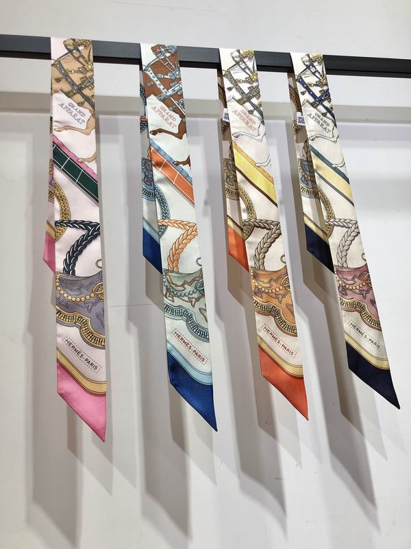 Hermes silk ribbon 5X86cm E011113